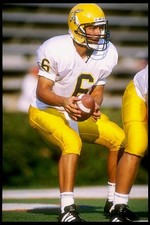 Quarterback Jeff Peters Tennessee Chattanooga Moccasins drops back- Old Photo