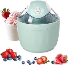 Mini Ice Cream Maker, Makes Ice Cream, Sorbet, Gelato, Frozen Yogurt in Minutes,