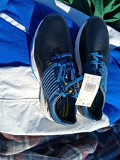 Adidas AdiPower 4orged Black Blue Golf Shoe Ultraboost Boost DA9318 Men sz 7 8.5
