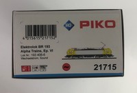 Piko 21715 H0 Ac E-Lok Br 193 Alpha Trains Vi + Plux22 Dec. Sound Ac