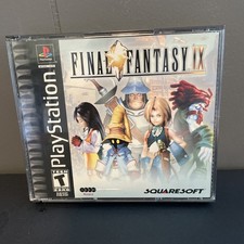 Final Fantasy IX/9 - Sony PlayStation 1 Black Label No Manual, Tested