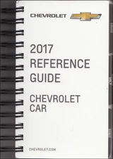 2017 Chevrolet Car Reference Guide Data Book with Color and Upholstery Options