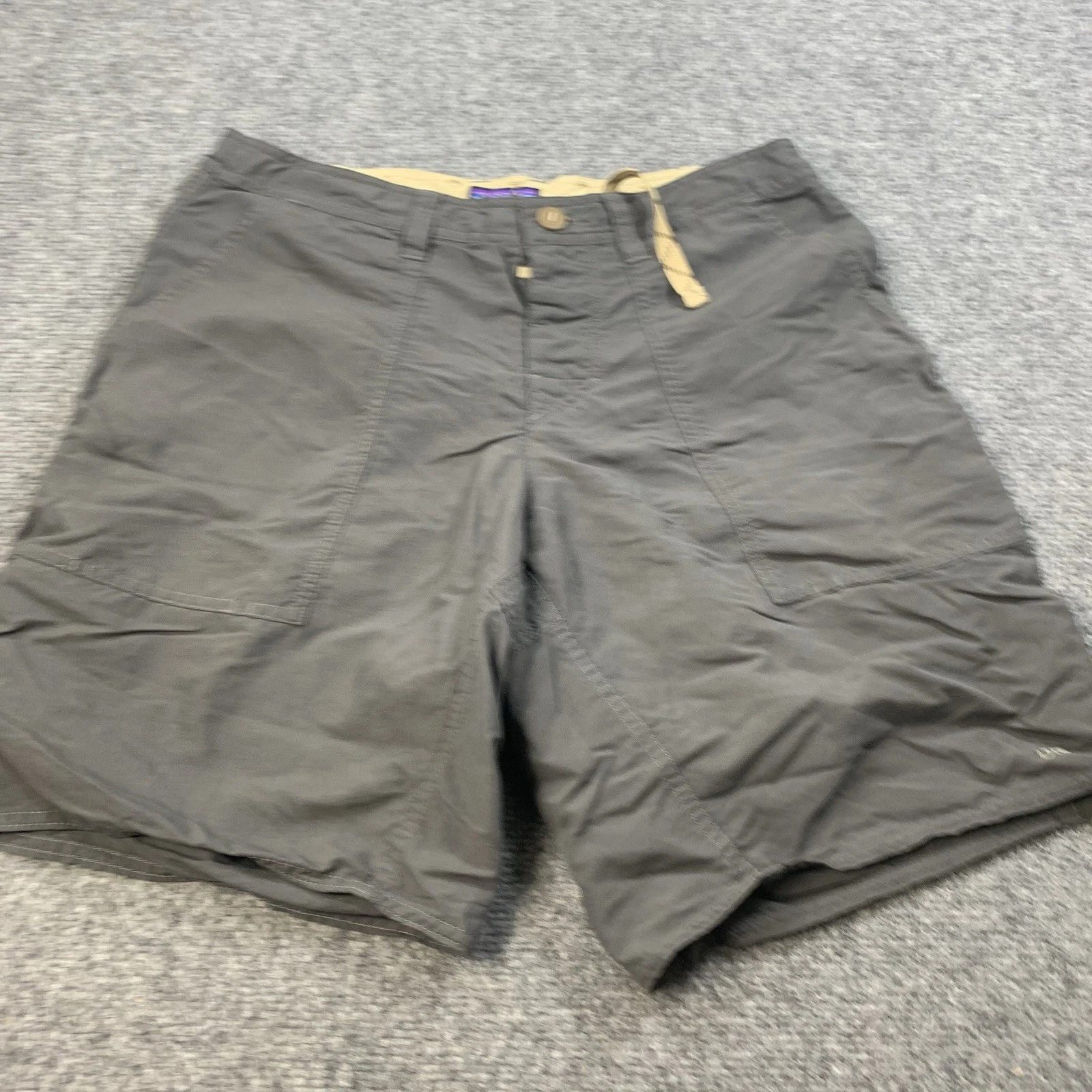 Patagonia Shorts Mens 31 Gray Outdoors Pockets Lightweight