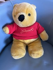   Vintage 18  Winnie the Pooh Plush Sears Disney Red Sweater 2000s Classic  