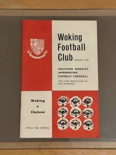 Woking v Chelsea 1964/65 Friendly Souvenir Booklet Football Programme