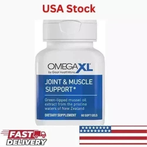 Omega Natural Joint, Muscle Support 60ct, Exp 12/27