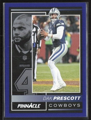 2024 Panini Encore Blue Dak Prescott /25 Dallas Cowboys #54