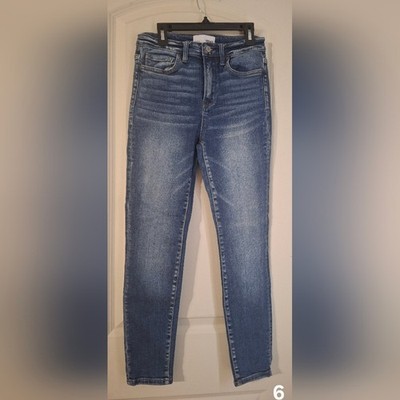 Vervet By Flying Monkey High Rise Classic Blue Denim Skinny Jeans Sz 26 Casual