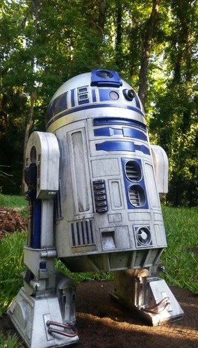 STAR WARS prop LUKE SKYWALKER'S Droid ** R2 D2 ** Read info Head moves NICE