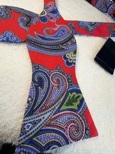 NEW Daniel Cremieux  Men's Self Tie Patterned Bow Tie  Ret. $39.50  NWT 