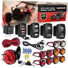 Universal UTV Turn Signal Kit with 110D Horn, SXS ATV UTV Street Legal Kit for