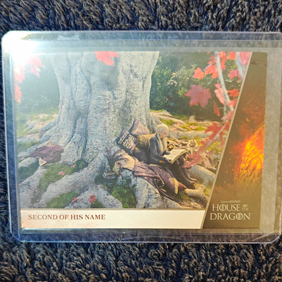 House of the Dragon S1 E3 Trading Card #7  Second of His Name  Base EN 2022 NM