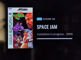 Space Jam (Sega Saturn, 1996) *Disc Only* Tested Working 100% & Cleaned!