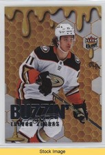 2023-24 Upper Deck Fleer Ultra Buzzin' Trevor Zegras #9 READ 2vh