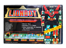 Rare Golion Voltron Lionbot DX  no reissue - Taiwan 100% Original 1981 MIB