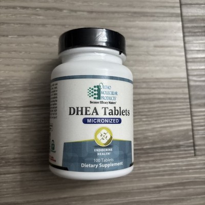 Ortho Molecular DHEA Tablets (Micronized) 5mg - 100 Tablets Exp 09/26