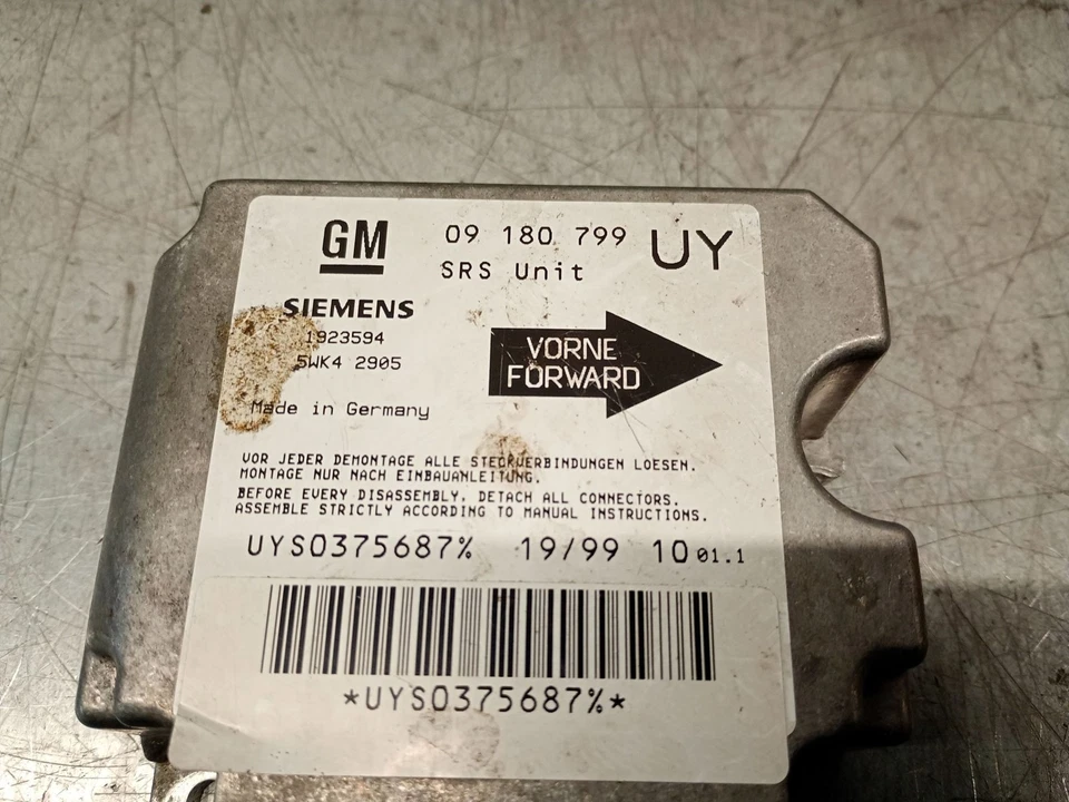 09180799 CENTRALINA  / 5WK42905 SIEMENS / 5377973 PER OPEL ASTRA G STATION WAGON - Immagine 4 di 4