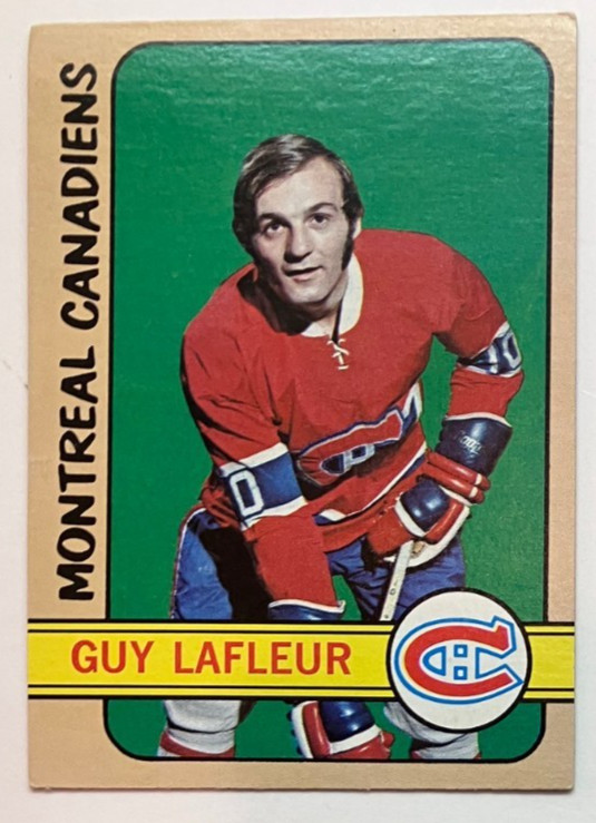 Guy LaFleur 1972-73 TOPPS card #79! Excellent condition! Montreal Canadiens!