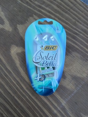 BIC Soleil Bella 4 Blade Disposable Razor - 3 Pack  Sealed, New