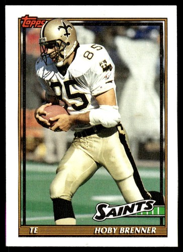 1991 Topps Hoby Brenner New Orleans Saints #330 - Picture 1 of 2