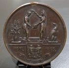 1861 1865 Civil War West Virginia Honorable Discharge Medal EDGE ID PETER RIPLEY