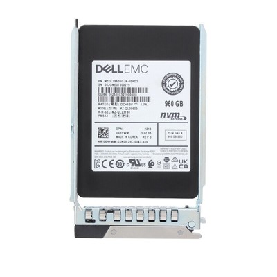   960GB U.2 NVMe SSD RI in PowerEdge 14/15/16 Gen 2.5  Tray 6HYWM 06HYWM *yt