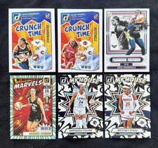 6 Cards - GOLD PRESS PROOF (Ionescu, Collier & More) - 2025 WNBA Donruss
