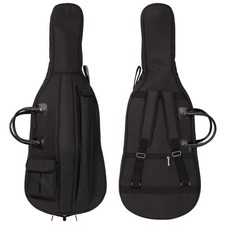 MI VI Cello Soft Case Travel Gig Bag - 4/4 Full Size - 12mm Thick Padding