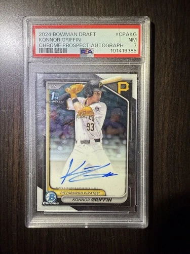 2024 Bowman Draft - Chrome Prospect Autographs Konnor Griffin #CPA-KG (AU, RC)