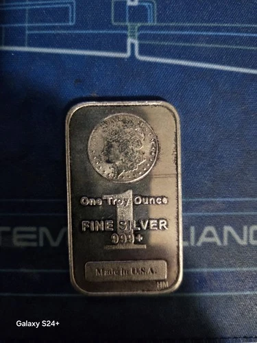 One Troy Ounce Silver Round Morgan Dollar .999 Fine 1oz