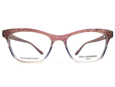 Lulu Guinness Eyeglasses Frames L949 RAS Raspberry Cat Eye Full Rim 54-17-140