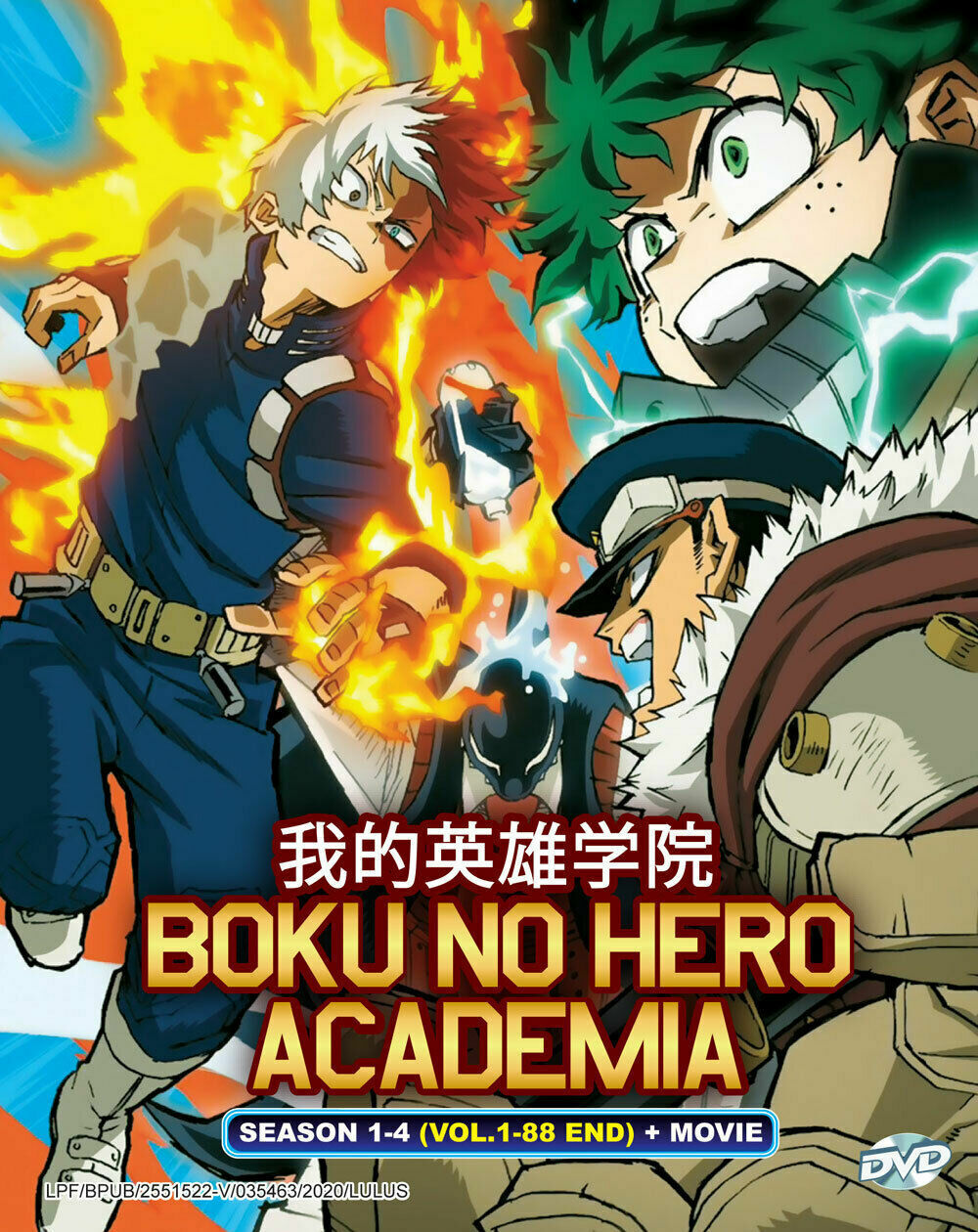 Anime DVD Boku No Hero Academia Complete Season 1-4 2 Movie