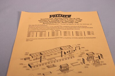 Maquette HO De Quais Vollmer - Gare - Occasion Bon état