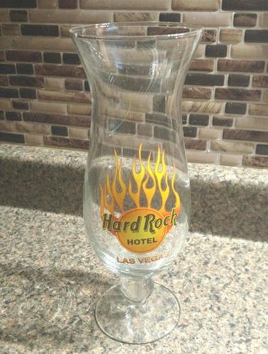 Hard Rock Cafe Las Vegas Casino Hotel Classic HRC Beer Pilsner HURRICANE GLASS