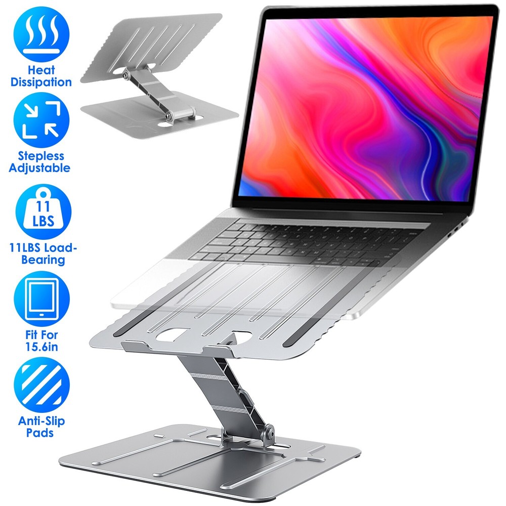 Adjustable Ergonomic Laptop Stand Portable Riser for Height Adjustments