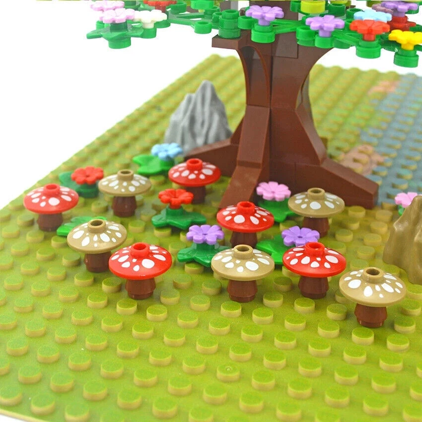 Tree Pine Palm Spruce Cedar Cherry Bloom Bush Christmas Building Block for LEGO - Image 3 of 4