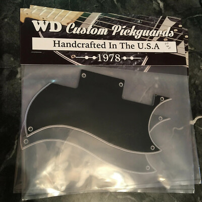 GaryG's 5 Ply Black/White Pickguard For Epiphone SG Special VE Made in USA