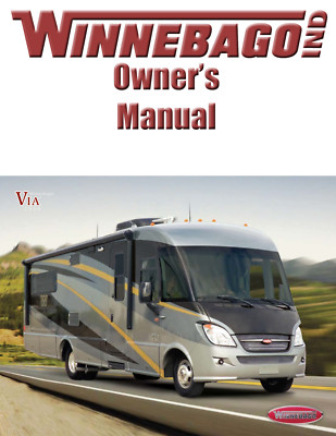 2010 Winnebago Via Home Owners Operation Manual User Guide Coil Bound