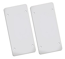 Flat Clear License Plate Cover - 2 Pack Of Heavy-duty Shields - Ubreakable