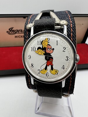 その他 Mickey Mouse Wrist Watch 1970s Vintage 70s Mickey Mouse