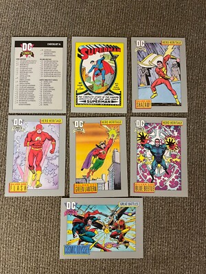 rare superman cards 1990's DC Comics Cosmic Super Collection-Original Prints Capturing a Shiny Pokmon has always been a rare feat 1991 DC COMICS - Classic
