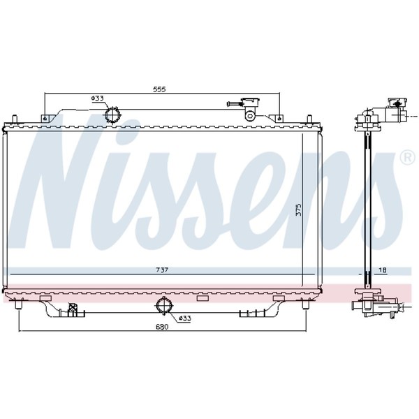 KüHler WasserküHler MotorküHler Passend FüR Mazda 3 BM BN 2.0 1.5 1.6-image