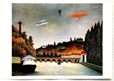 AK Expo Japan Russland Puschkin Museum HENRI ROUSSEAU Ansicht Brücke von Sèvre