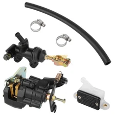 Rear Brake Caliper & Master Cylinder W/Reservoir Cup for Honda ATC 200X 1983-85