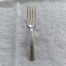 Baby Fork YOUTH 1940 Holmes  Edwards Vintage Silver Plate Silverware