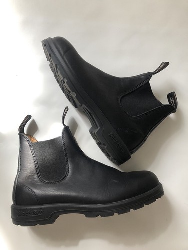 Blundstone Black Leather Chelsea Pull-On Boots Men's Size 7 Worn Once