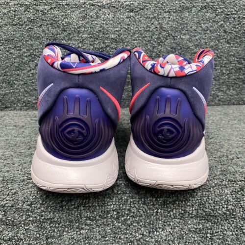 Nike Kyrie 6 USA Midnight Navy Laser Crimson BQ4630-402 Size 8 New Basketball - Picture 8 of 9