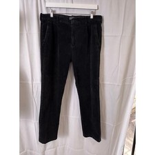 H M Black Corduroy Pants - Classic Casual Style