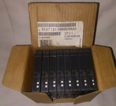 Siemens 6ES7121-1BB00-0AA0 SIMATIC ET200L SC Digital Input Module 8 Stück Box