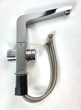 Filtered Hot Cold Water Faucet Chrome Finish Instant Heating Tap